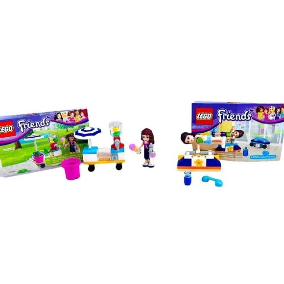 LEGO Friends Smoothie Stand & Gymnastics Bar Replacement Pieces Not Complete - Picture 1 of 8